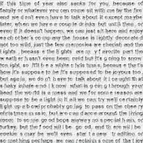 a snap shot of a text document obscured with a mosaic filter